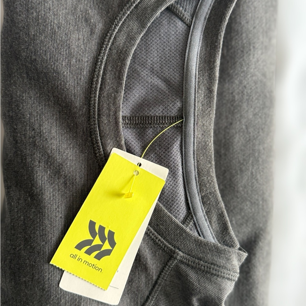 NWT All in Motion Merino Wool Blend Long Sleeve Shirt Gray Heathered XL - Picture 2 of 6